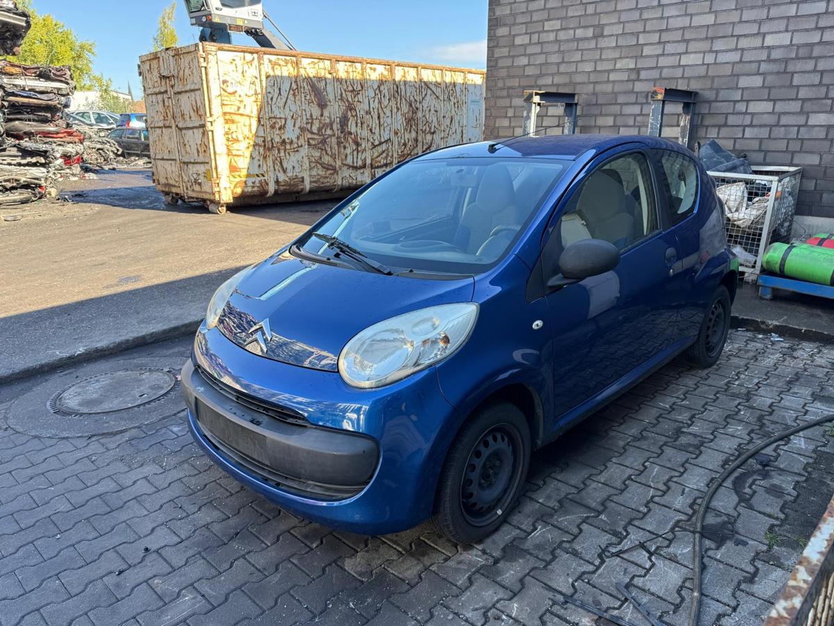 Citroen C1 original Stoßstange Stoßfänger vorn KNR Bleu Damas BJ08